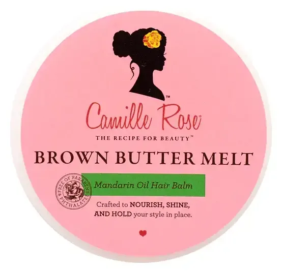 Camille Rose Brown Butter Melt Mandarin Oil Hair Balm