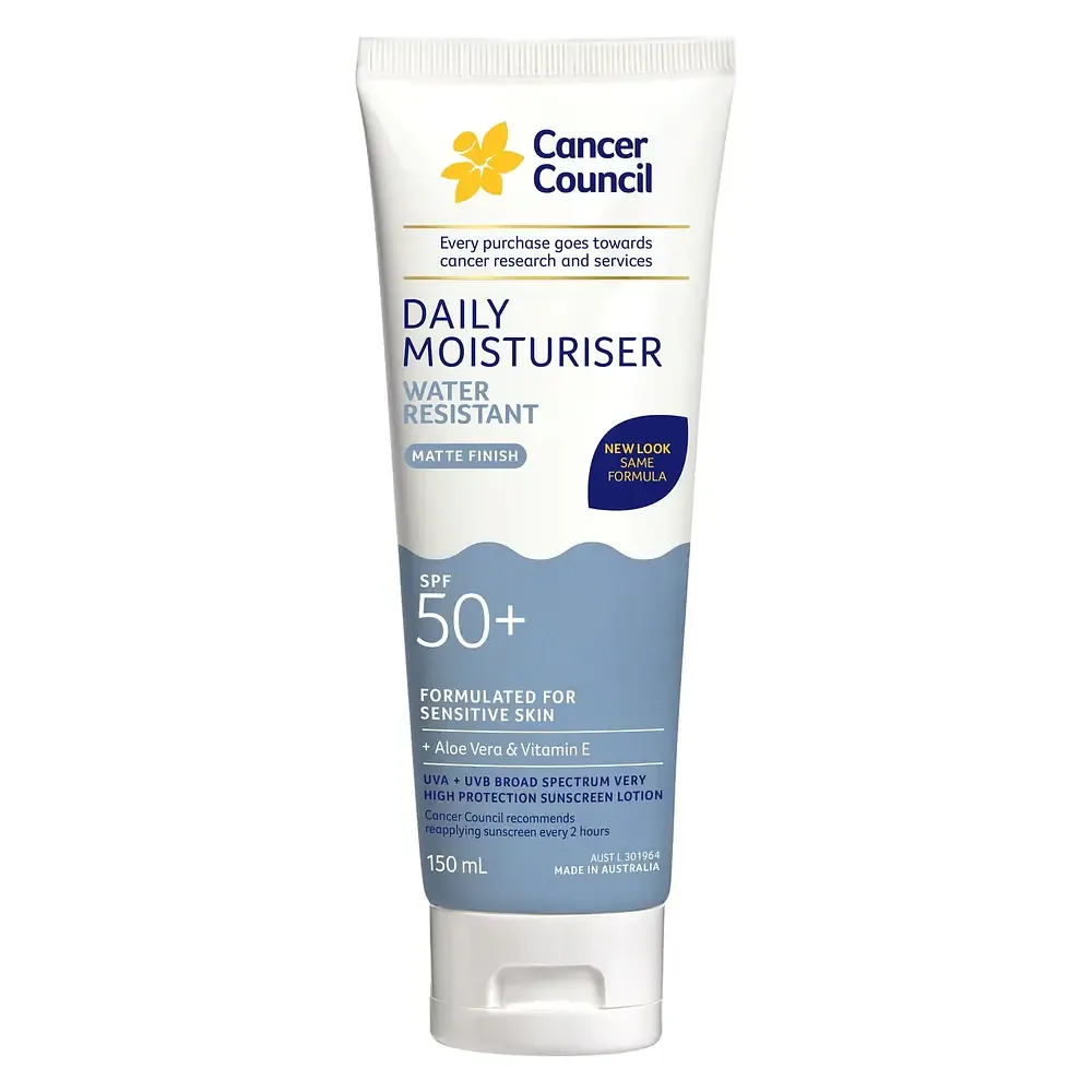 Cancer Council Daily Moisturiser Water Resistant SPF 50+