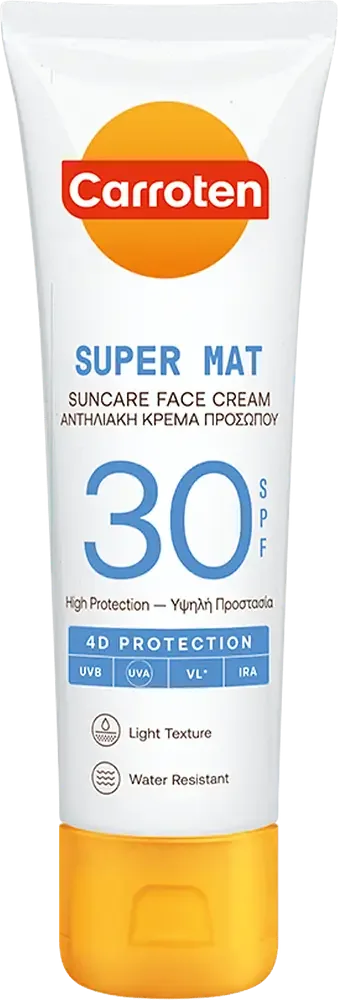 Carroten Super Mat Suncare Face Cream SPF 30