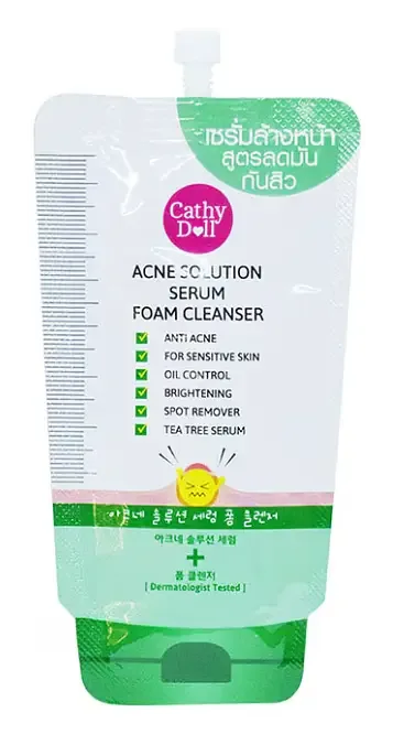 Cathy Doll Acne Solution Serum Foam Cleanser
