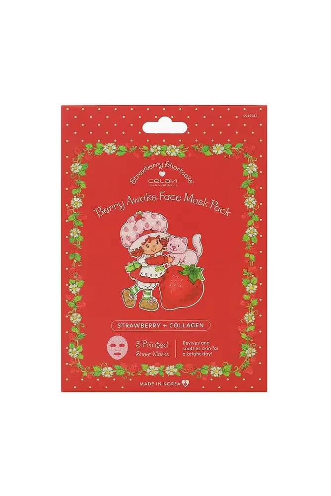 Celavi Celavi X Strawberry Shortcake Berry Awake Face Mask