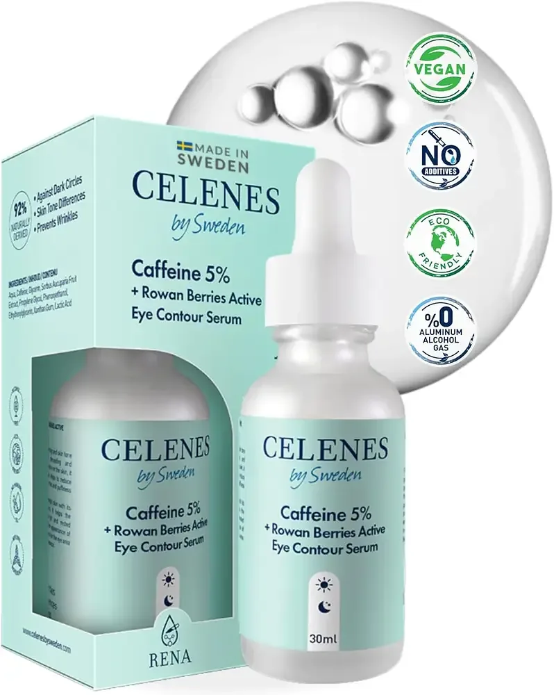 Celenes By Sweden Caffeine 5% + Rowan Berries Active Eye Contour Serum