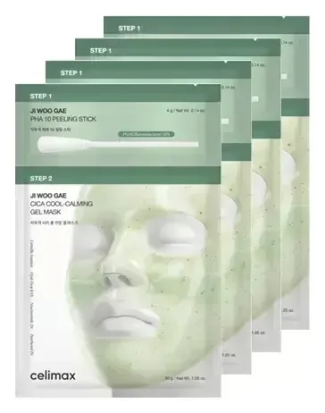 Celimax Ji Woo Gae Cica PHA Peeling 2-Step Gel Mask