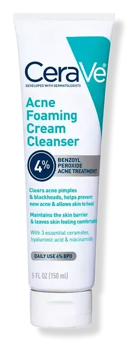 CeraVe Acne Foaming Cream Cleanser