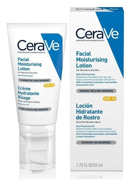 CeraVe AM Facial Moisturising Lotion SPF 15