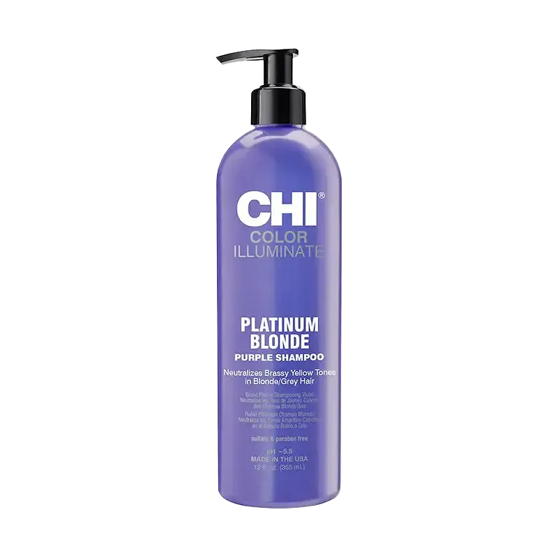 CHI Haircare Color Illuminate Platinum Blonde Purple Shampoo