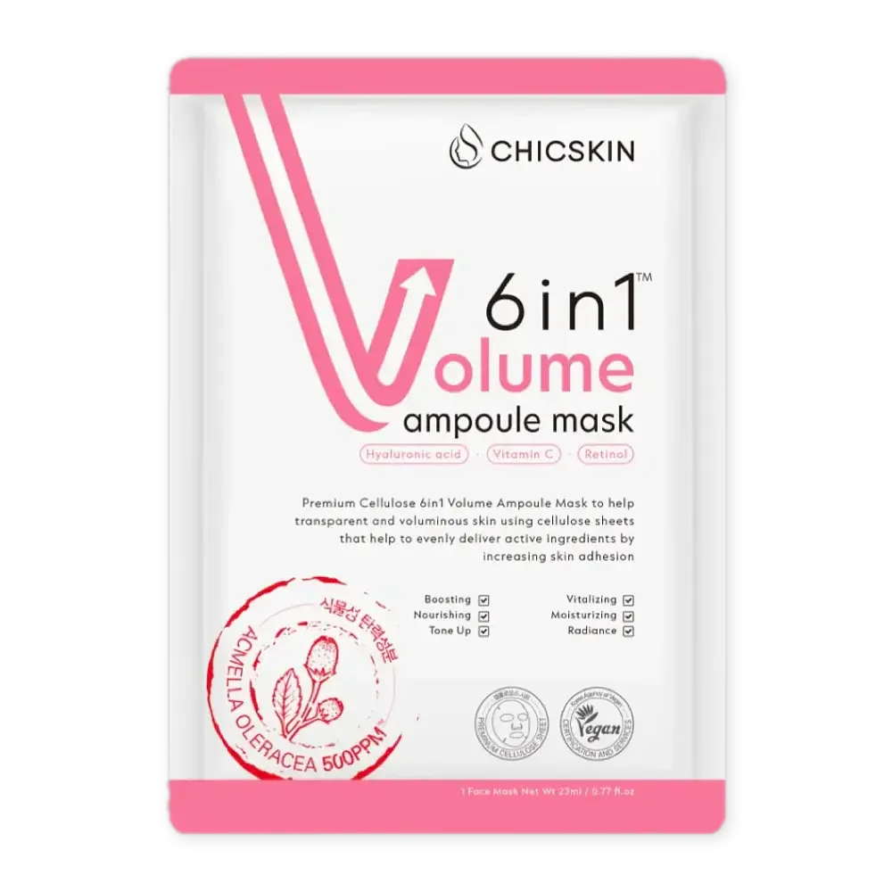 Chicskin 6 In 1 Volume Ampoule Mask