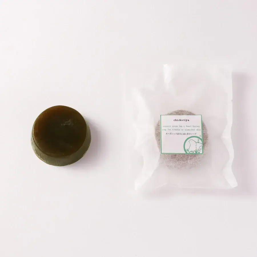Chidoriya Anti-oxdant Facial Cleanser: Matcha + Pearl Barley