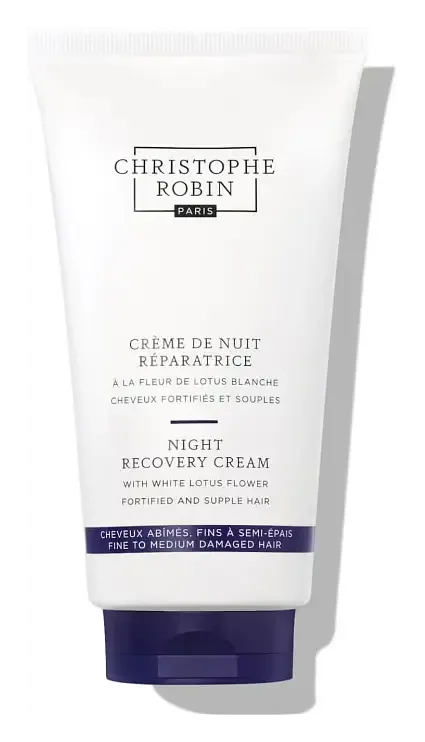 Christophe Robin Night Recovery Cream With White Lotus Flower