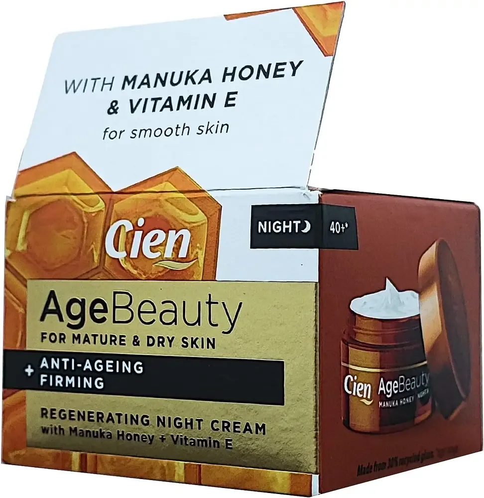 Cien Age Beauty Regenerating Night Cream With Manuka Honey + Vitamin E