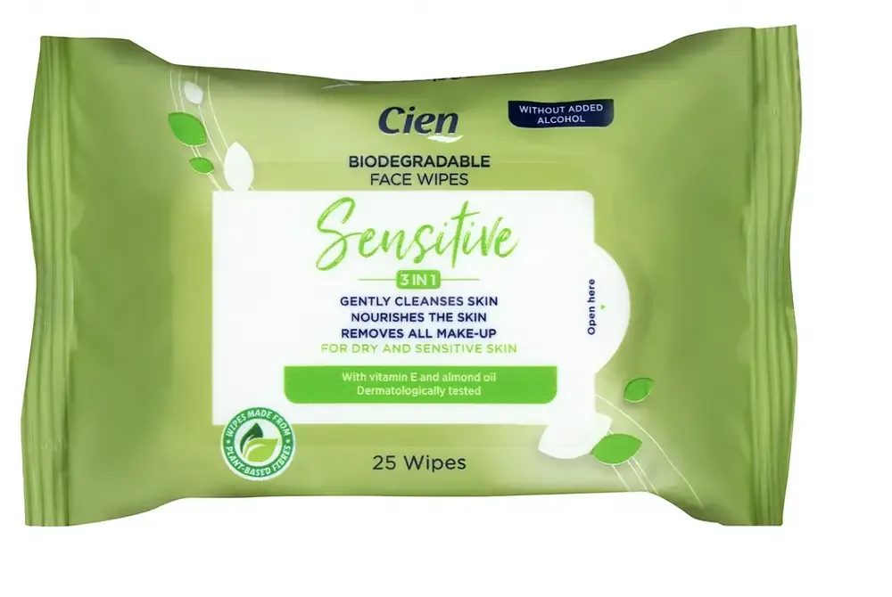 Cien Face Wipes Sensitive