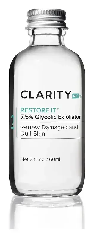 ClarityRx Restore It 7.5% Glycolic Exfoliator