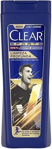 Clear Sports Men Shampoo Anticaspa Limpeza Profunda