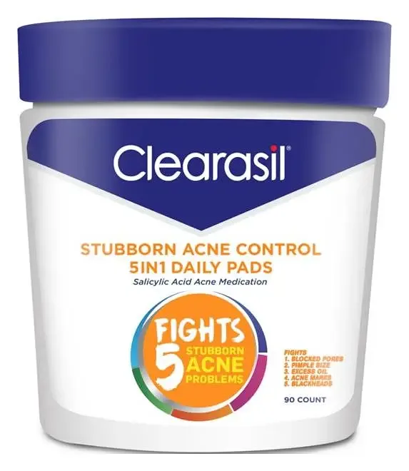 Clearasil Stubborn Acne Control - 5in1 Daily Pads