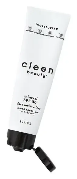 cleen beauty Face Moisturizer with Mineral Sunscreen, Broad Spectrum SPF 30