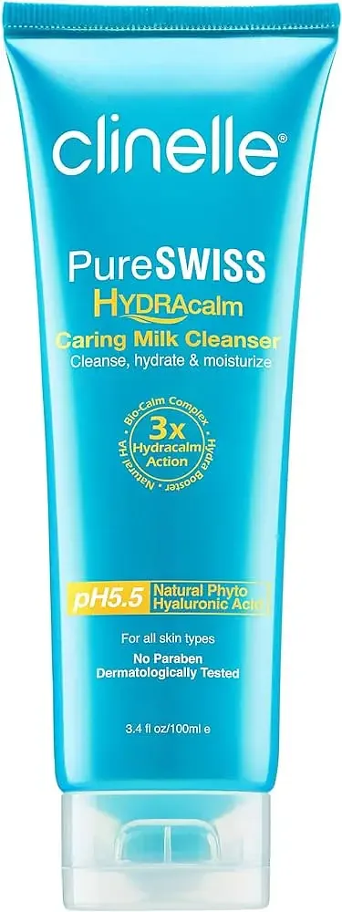 Clinelle PureSWISS Hydracalm Caring Milk Cleanser
