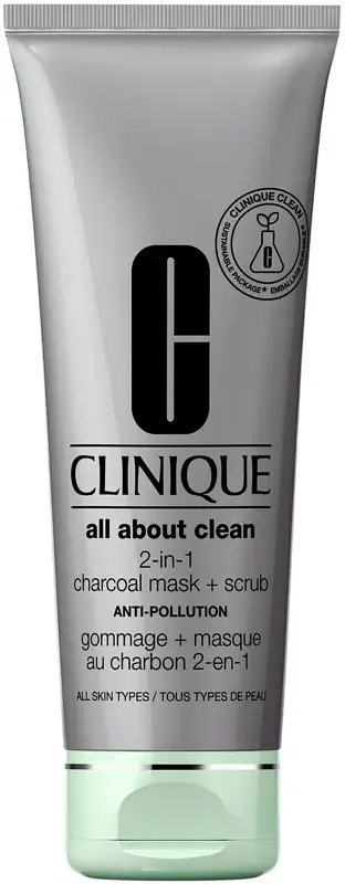 Clinique All About Clean™ 2-in-1 Charcoal Mask + Scrub