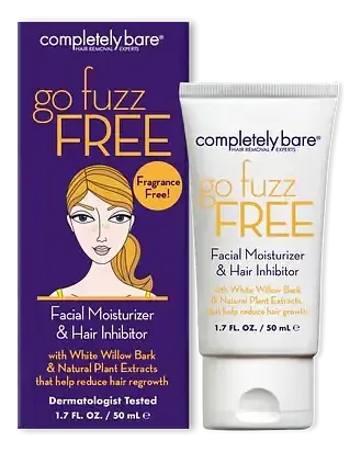 Completely Bare Go Fuzz Free Facial Moisturizer & Hair Inhibitor