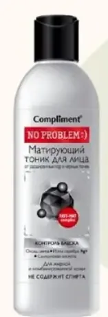 Compliment Toner No Problem Mattifying