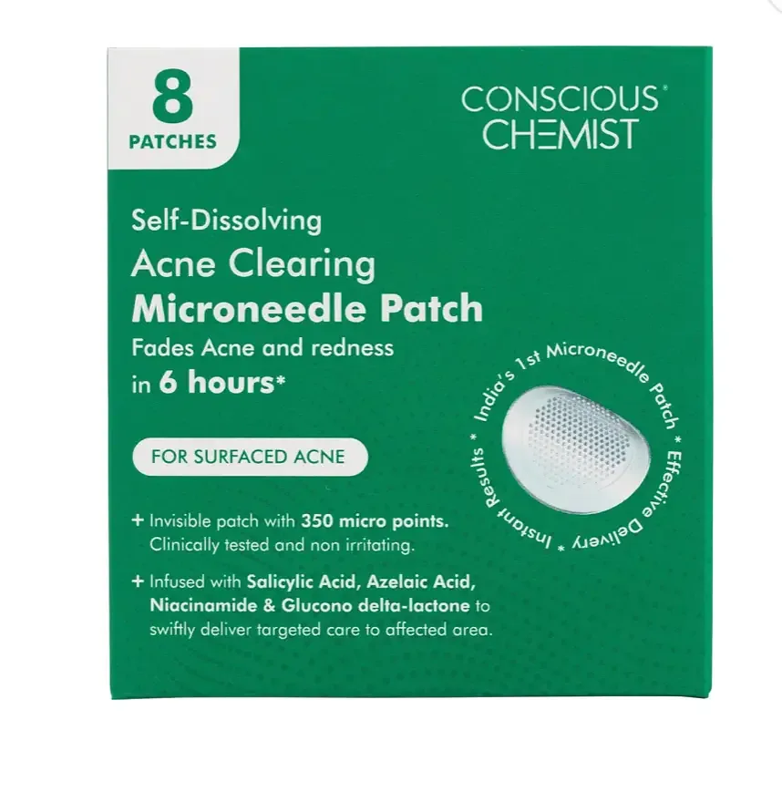 Conscious Chemist Self Dissolving Acne Clearing Microneedle Patches