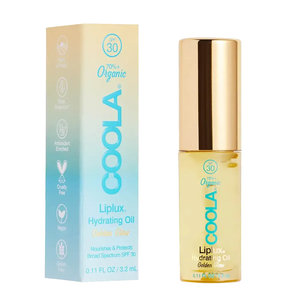 Coola Classic Liplux Organic Hydrating Lip Oil Sunscreen SPF 30