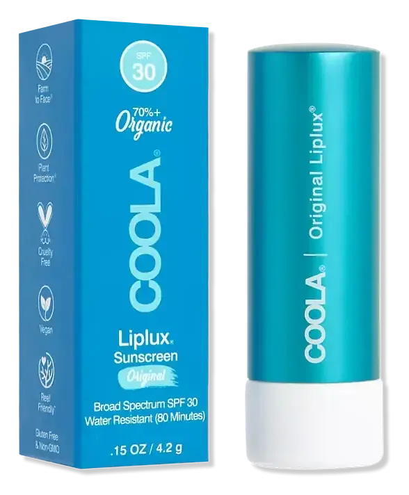 Coola Organic Liplux Classic Sunscreen Lip Balm SPF 30