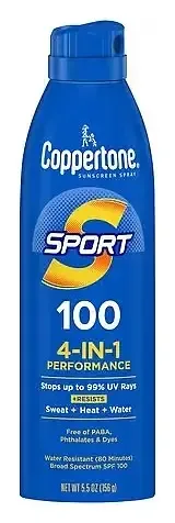 Coppertone Sport 4-in 1 Performance Spray SPF 100