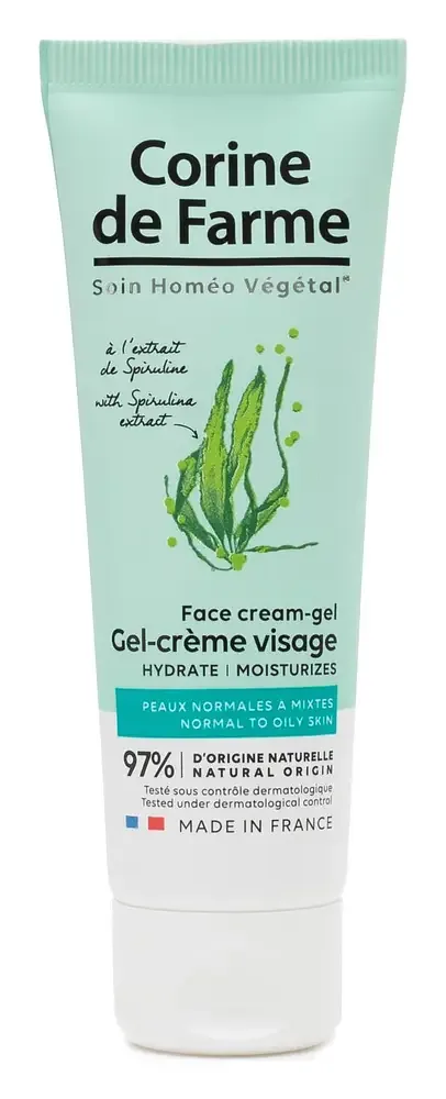 Corine de Farme Face Cream-Gel With Spirulina Extract