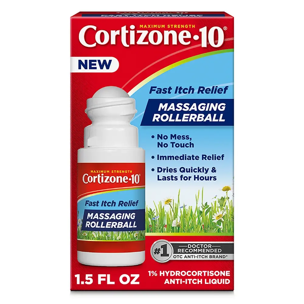 Cortizone-10 Maximum Strength Fast Itch Relief Massaging Rollerball