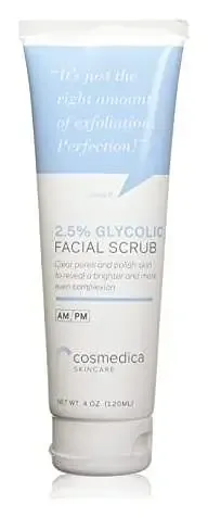 Cosmedica Skincare Glycolic Acid 2.5% Facial Scrub