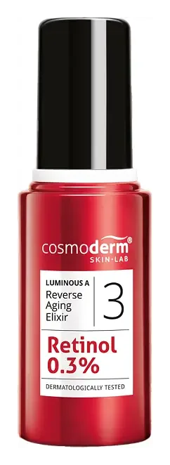 Cosmoderm Luminous A Reverse Aging Elixir Retinol 0.3%