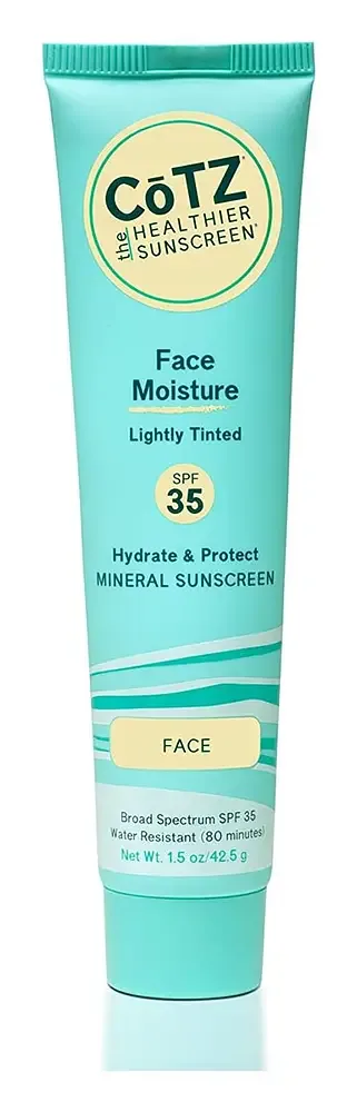 Cotz Skincare Face Moisture SPF35 Lightly Tinted Sunscreen