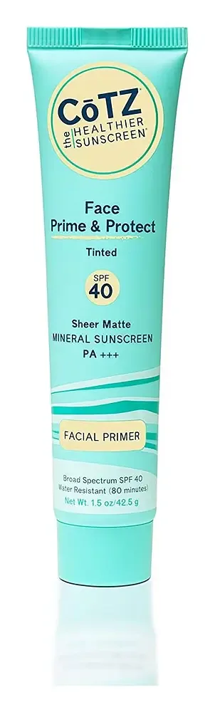 Cotz Skincare Face Prime & Protect SPF 40 Tinted