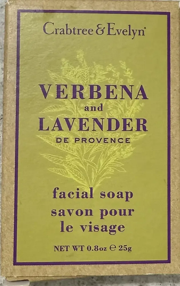 Crabtree & Evelyn Verbena And Lavender De Provence Facial Soap Bar