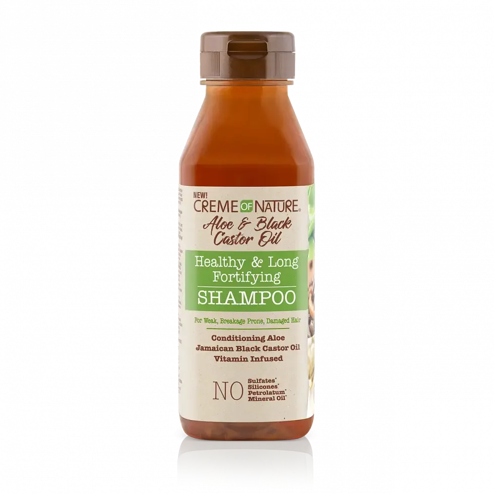 Creme of Nature Aloe & Black Castor Oil Healthy & Long Fortifying Shampoo