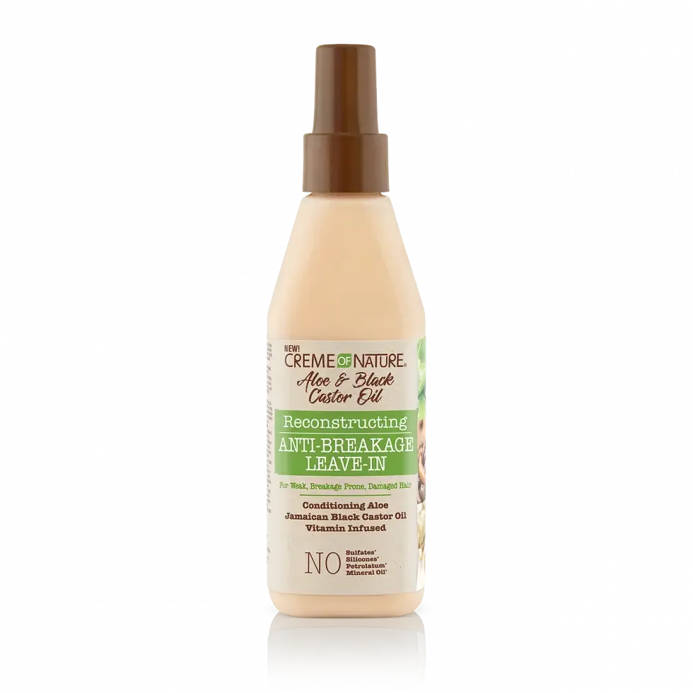 Creme of Nature Aloe & Black Castor Oil Reconstructing Anti-Breakage Leave-In