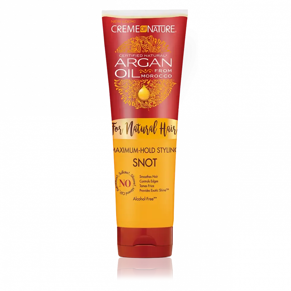 Creme of Nature Argan Oil For Natural Hair Maximum Hold Styling Snot