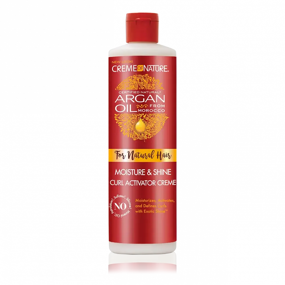 Creme of Nature Argan Oil For Natural Hair Moisture & Shine Curl Activator Creme