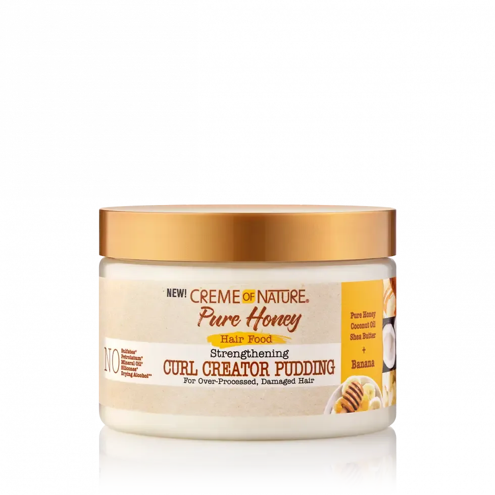 Creme of Nature Pure Honey Hair Food Strengthening Curl Creator Pudding