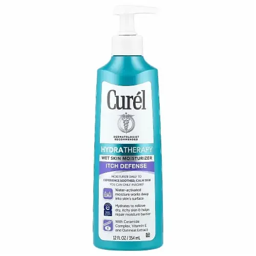 Curel Hydra Therapy Itch Defense Wet Skin Moisturizer Lotion