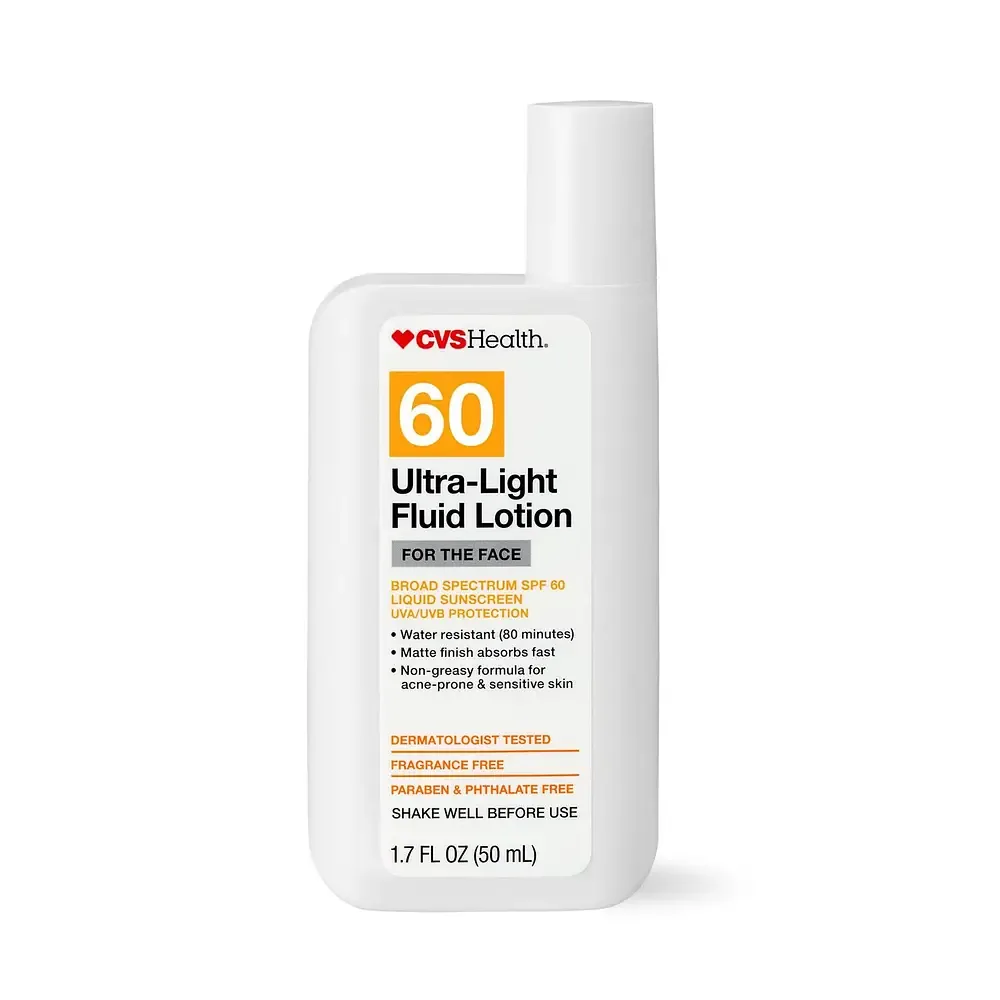 CVS Health Ultra-Light Fluid Lotion SPF 60