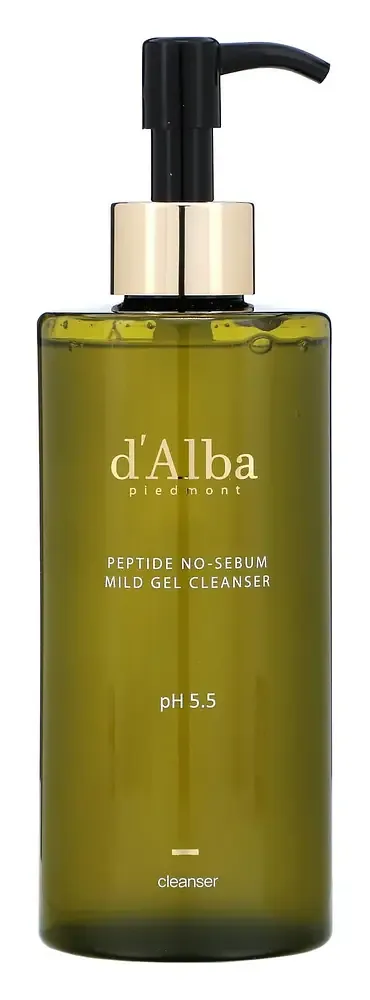 D'Alba Peptide No Sebum Mild Gel Cleanser