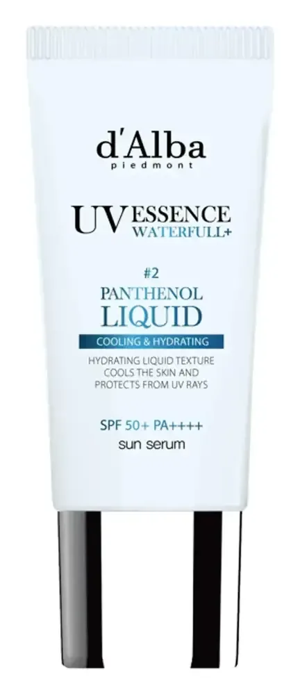 D'Alba UV Essence Waterfull+ Panthenol Liquid Sun Serum SPF 50+