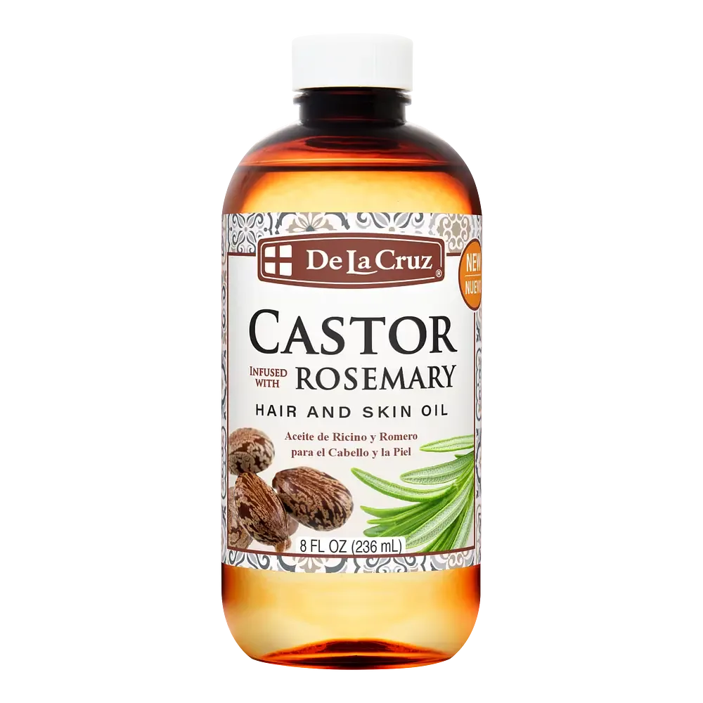 De La Cruz Castor Infused With Rosemary Hair And Skin Oil