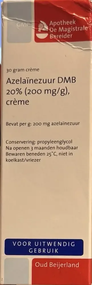 De Magistrale Bereider Azelaïnezuur DMB 20% Crème