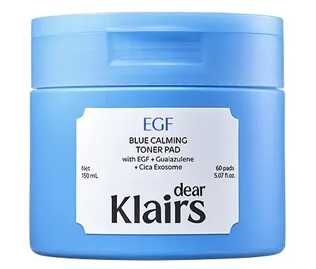Dear EGF Blue Calming Toner Pads
