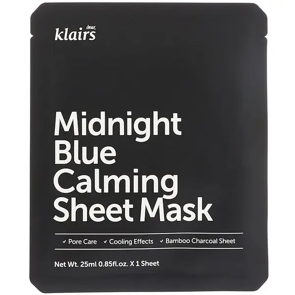 Dear Midnight Blue Calming Sheet Mask