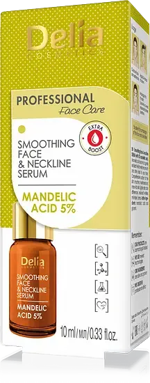 Delia Cosmetics Mandelic Acid 5% Smoothing Face And Neckline Serum
