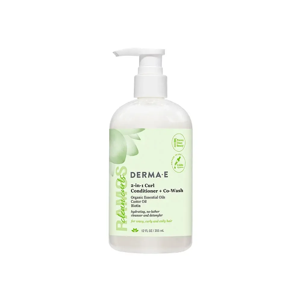 derma e 2-In-1 Curl Conditioner + Co-Wash