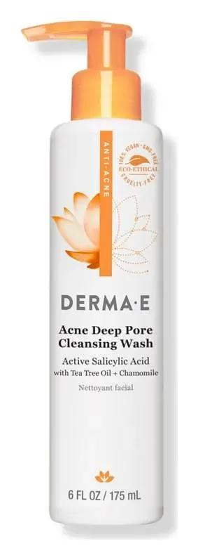 derma e Acne Deep Pore Cleansing Wash